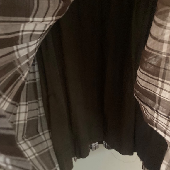 I. Magnin Abe Schrader 1960s 60s vintage summer dress suit in brown plaid - Picture 11 of 15